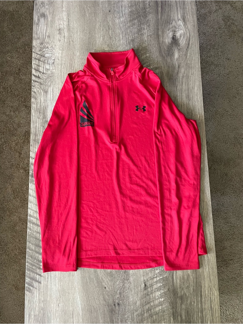 Under Armour Bright Red Athletic Pullover